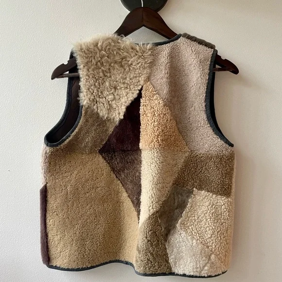 Milena Silvano Shearling Vest - Picture 2 of 3